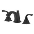 thumbnail image 1 of Kaden Double Handle Matte Black Widespread Bathroom Faucet with Drain Assembly with Overflow, 1 of 1