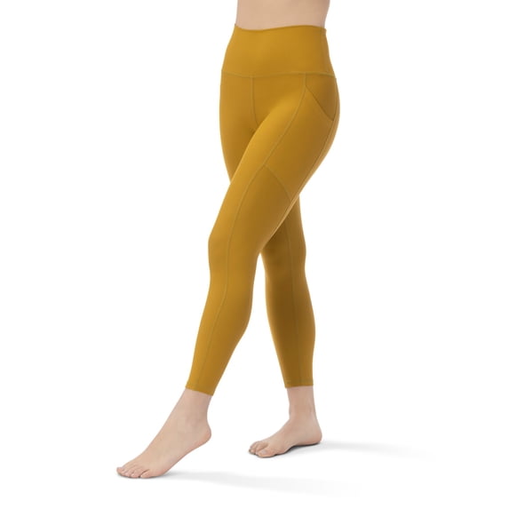 Kadi Women's Geo Legging with Pockets, Warm Olive, X-Small