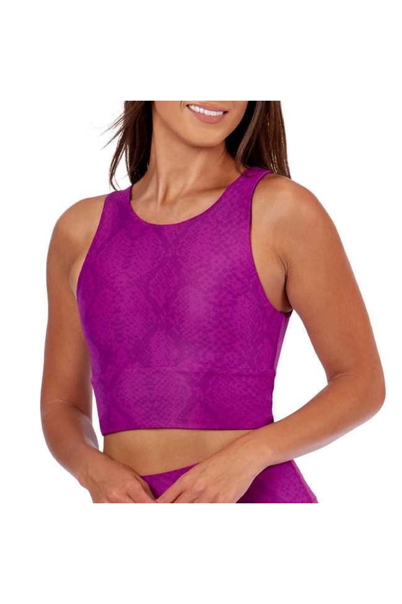 Women's Opal Bra, Tonal Snake - Rosebud, Large