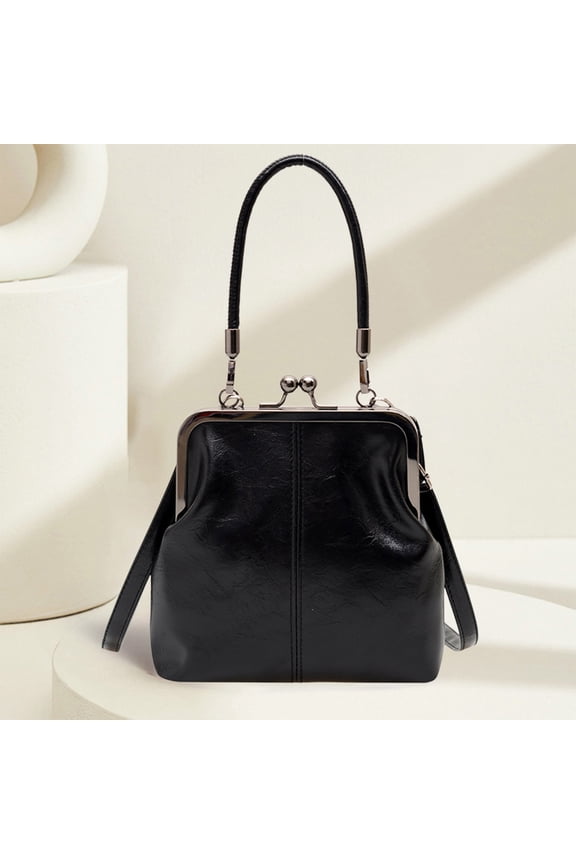 Shoulder Crossbody Bag for Women, Spring Nostalgic Handbag, Soft Leather Texture Crossbody Purse, Everyday Casual Bag for Work, Travel, Shopping