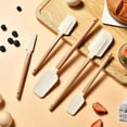 thumbnail image 1 of Kadlawus Silicone Spatula Set, 5 Piece Non-Stick Scraper Set with Wooden Handles for Baking Cooking, Heat Resistant Dishwasher Safe Kitchen Utensils, 1 of 7