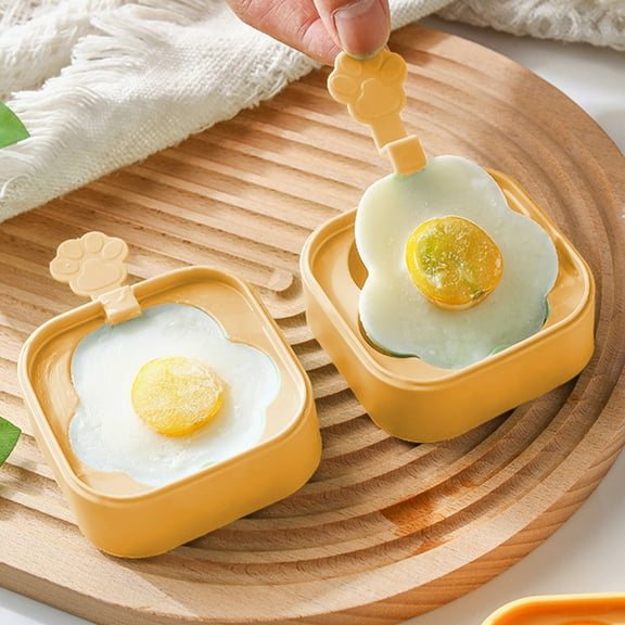 Kadlawus Summer Ice Lolly Molds for DIY, Plastic Homemade Ice Cream Molds, Reusable Ice Molds forKids, Ice Box for Frozen Treats, Ice Cream Maker Molds