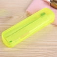 thumbnail image 1 of Kadlawus Toothbrush Case for Travel, Transparent Plastic Holder, Portable Cosmetic Storage Box, Waterproof Toiletries Organizer for Toothbrush, Razor, Makeup, 1 of 6