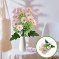 thumbnail image 1 of Kadlawus Under $5 ! Artificial Daisy Flowers Fake Floral Stems Realistic Greenery Bouquet for Home Garden Decor Vase Arrangement, 1 of 6