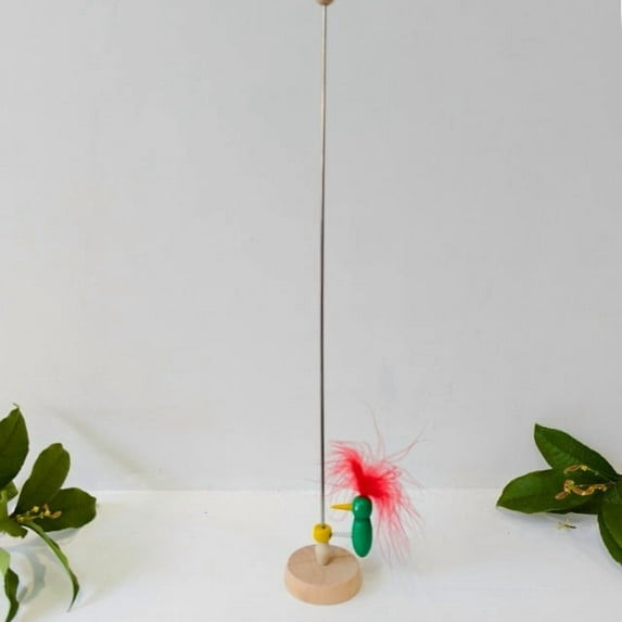 Kadlawus Under $5 ! Nodding Woodpecker Figurine Stress Relief Toy Wooden Desk Decor Office Trinket Relaxation Gift for Adults Kids Mindfulness Focus