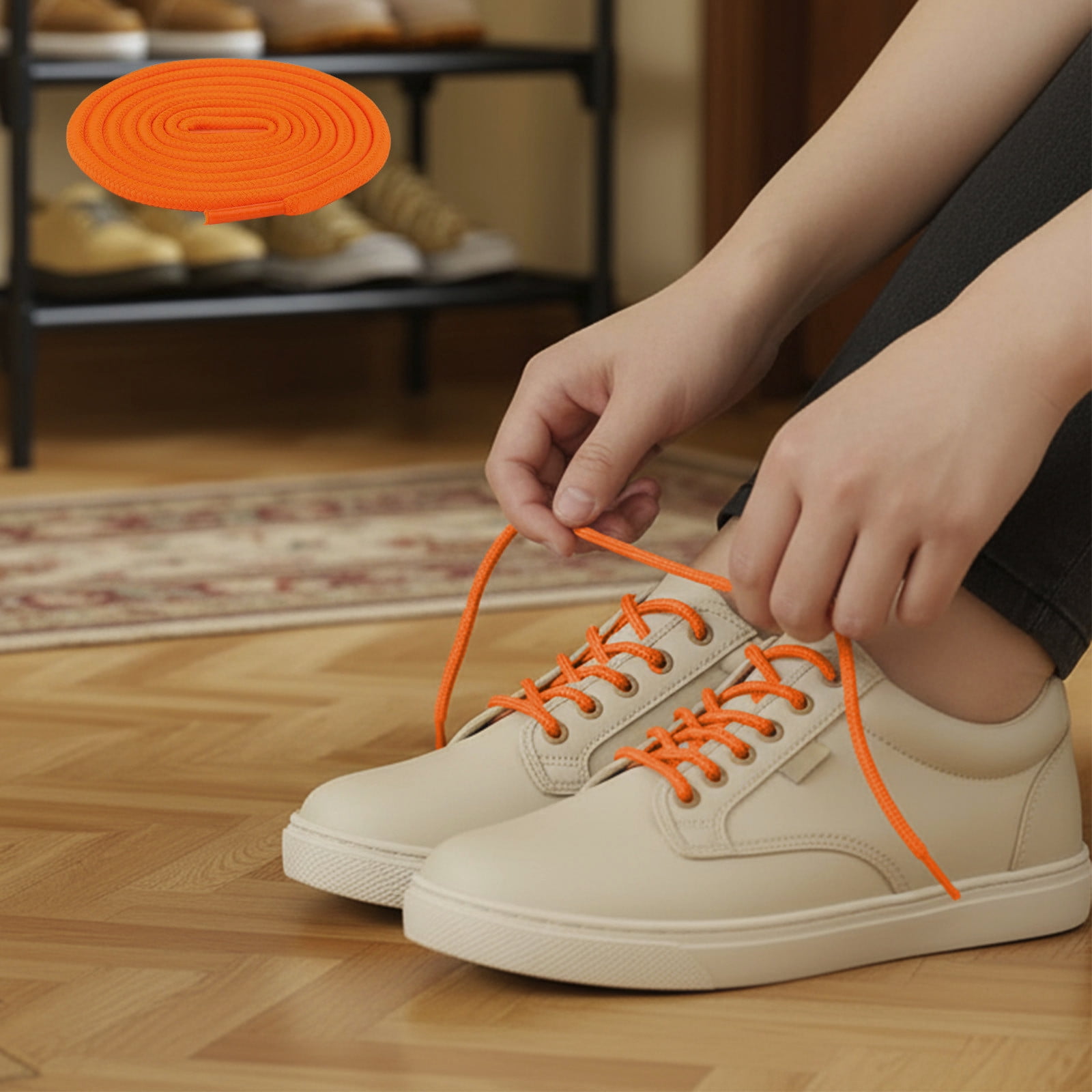 Illustration of Everyday Secure Lacing That Withstands Motion