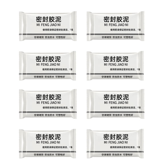 Kadlawus White Sealant Mud for Home Repair, Flexible Hole Plugging Compound, Waterproof Crack Filler for Walls Sewer Pipes, Quick Drying Sealing Putty