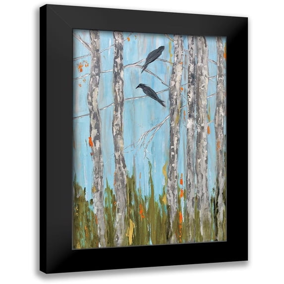 Kadmiri, Aziz 13x18 Black Modern Framed Museum Art Print Titled - Les Canaris II