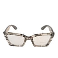 thumbnail image 1 of Kador Men's Alexa Oversized Square Frame Eyeglasses With Marbled Pattern Grey, 1 of 3