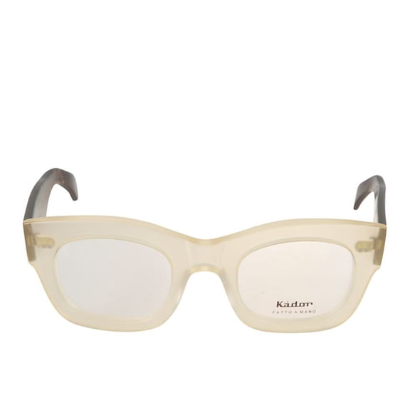 Kador Men's Ariete Translucent Beige And Tortoiseshell Frame Eyeglasses Neutrals