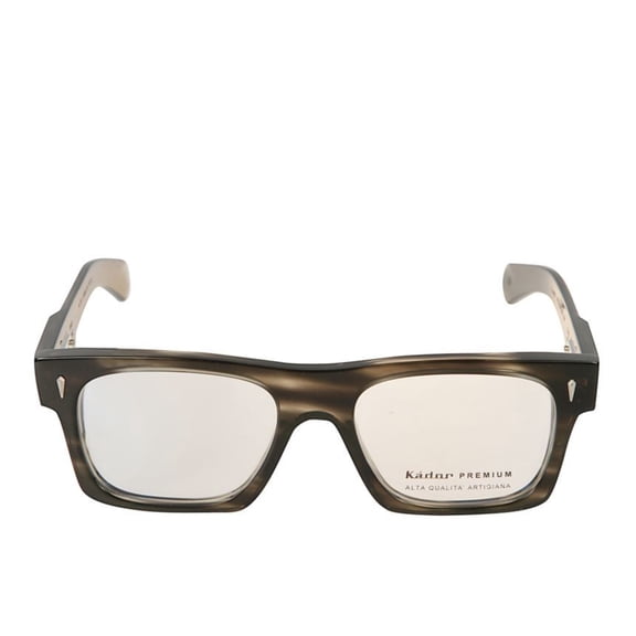 Kador Men's Premium 4 Rectangular Frame Eyeglasses Grey