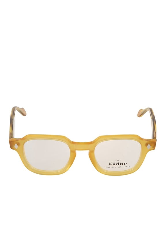 Men's Turbot Translucent Amber-Yellow Turbot Sunglasses With Gradient Temples Yellow