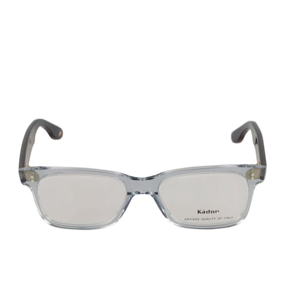 Kador Men's Viko Rectangular Frame Eyeglasses With Transparent Front Transparent