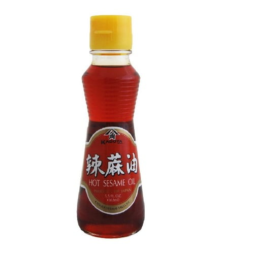 Kadoya La-Yu Hot Sesame Oil 163ml, British Import (Pack of 2)
