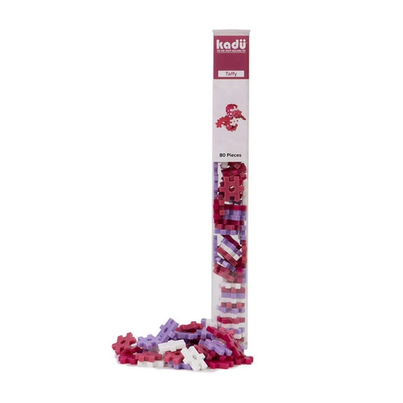 Kadu Taffy 80 Pc - STEM/STEAM Building + Construction Toy, for Open + Imaginative Play Ages 5+