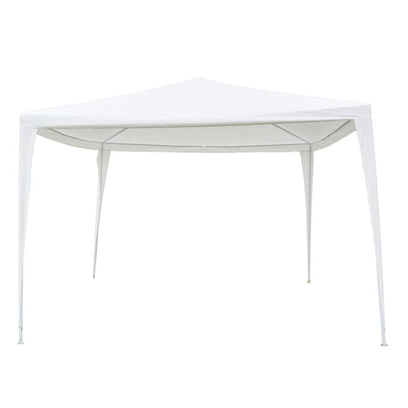 Kadyn 10' x 10' Canopy Tent, Waterproof Durable Tent with Spiral Tubes, No Surrounding Cloth, Outdoor Canopies for Wedding, White