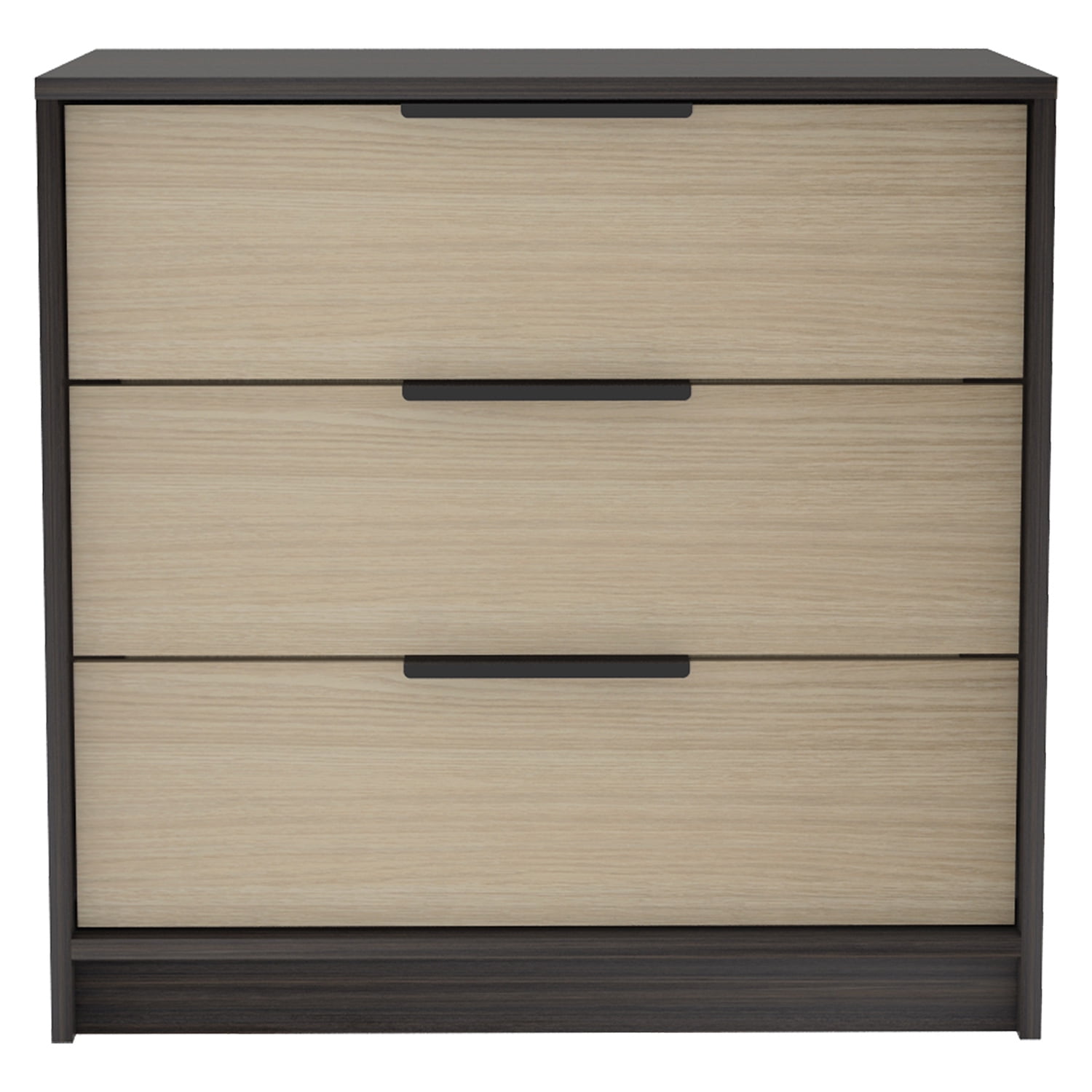 Kadyn 16.3" 3 Drawers Dresser, Chest of Drawers for Living Room, Black Particle Board Nightstand Kadyn 16.3" 3 Drawers Dresser, Chest of Drawers for Living Room, Black Particle Board Nightstand