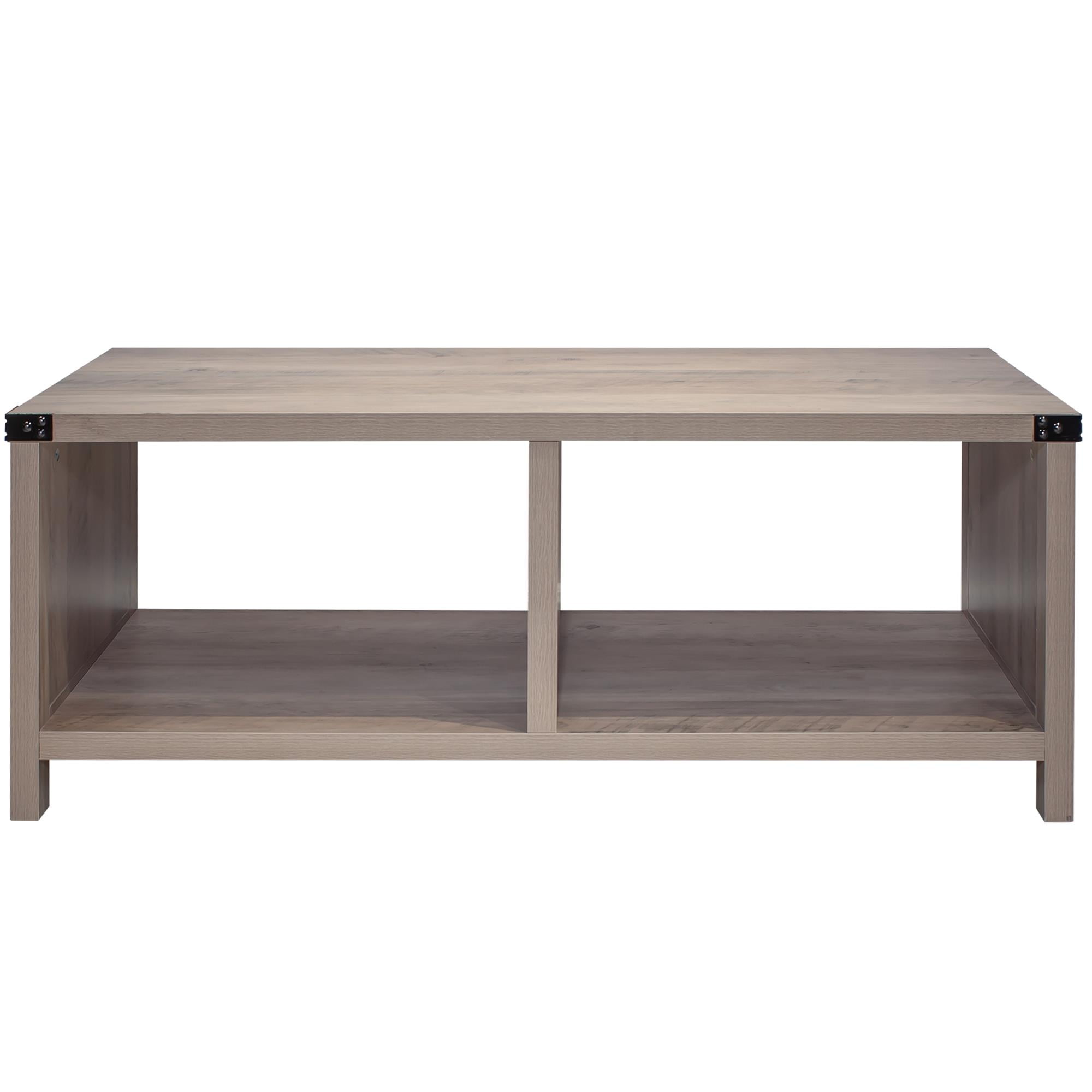 Kadyn 2-Tier Wood Coffee Table, Sofa Center Table for Living Room, Tea Table with Shelf, Oak Kadyn 2-Tier Wood Coffee Table, Sofa Center Table for Living Room, Tea Table with Shelf, Oak