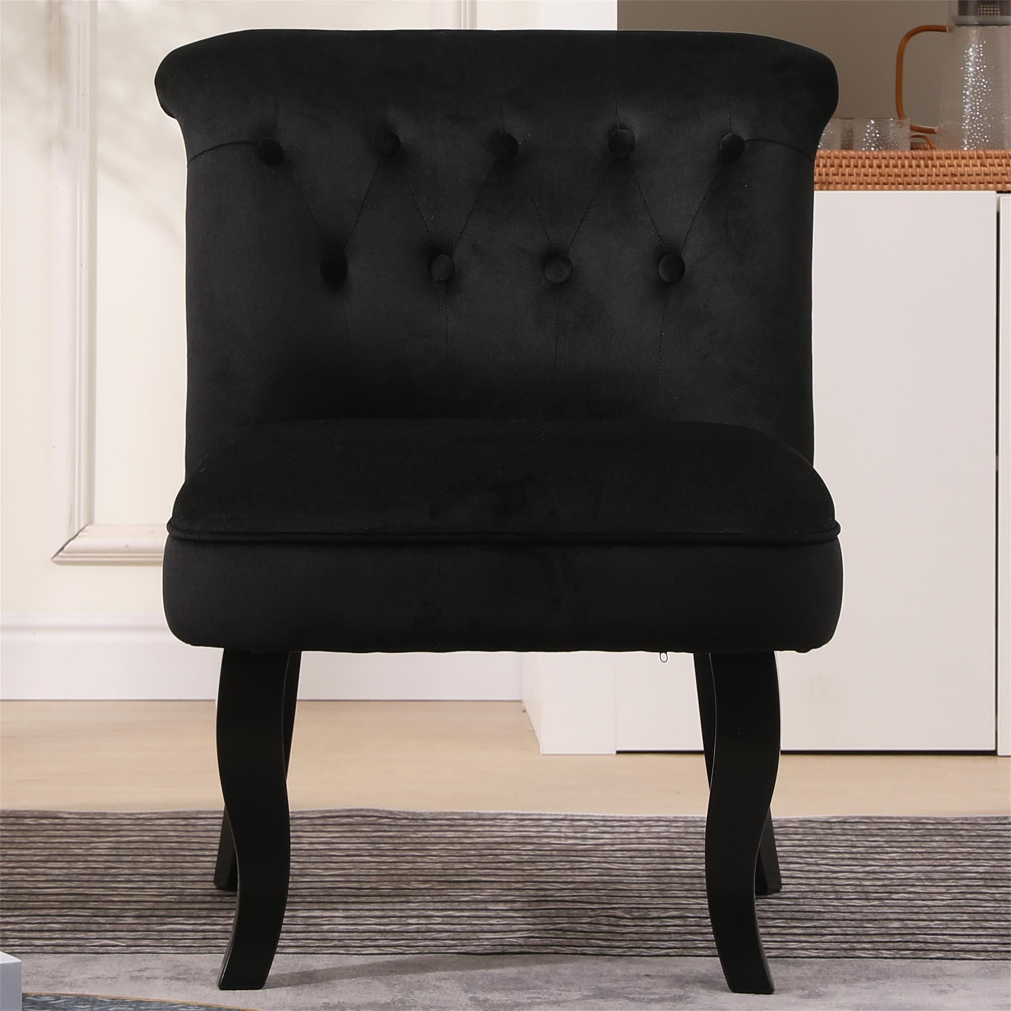 Kadyn 29" Wood Armchair, Single Sofa Chairs for Living Room, Upholstered Accent chairs, Black Kadyn 29" Wood Armchair, Single Sofa Chairs for Living Room, Upholstered Accent chairs, Black