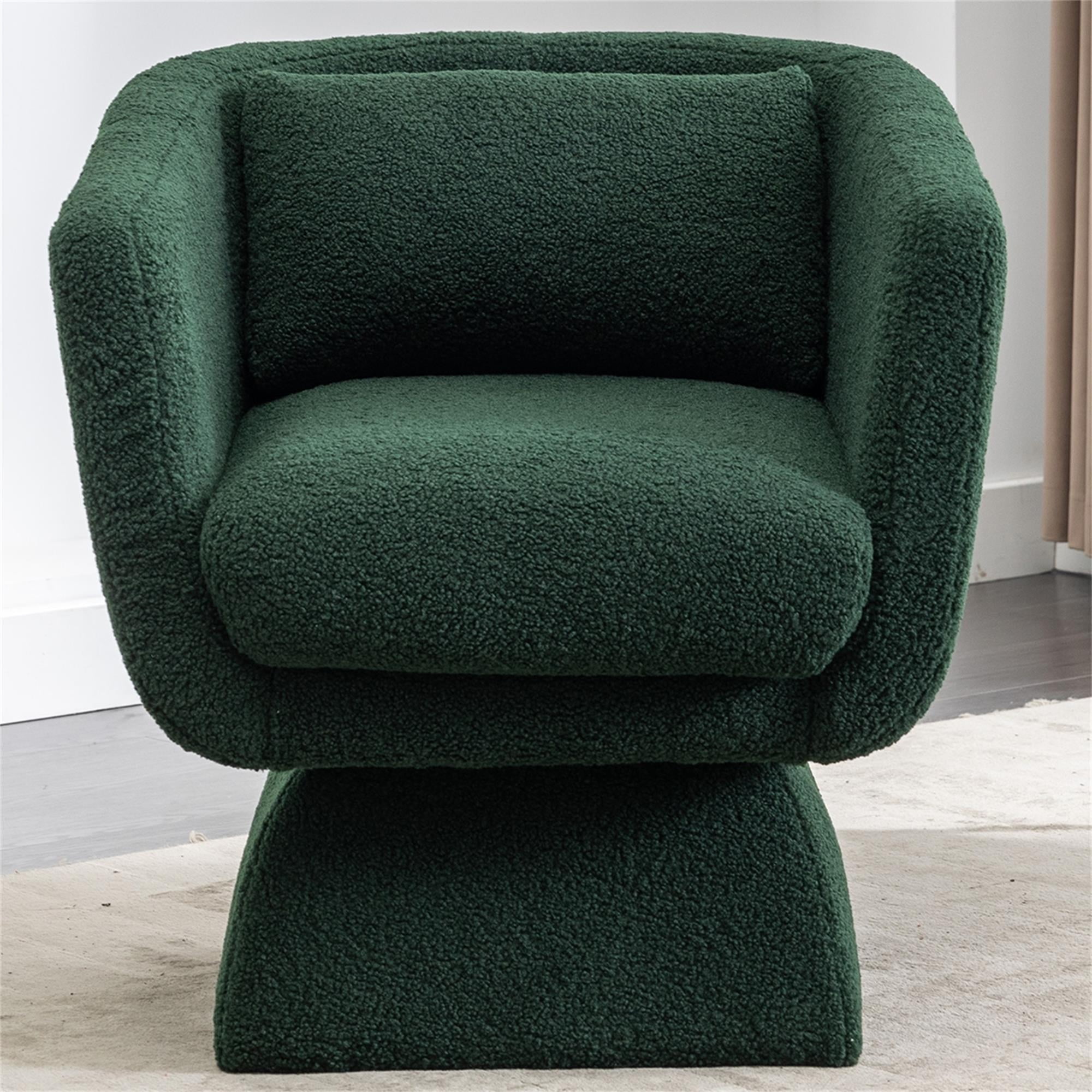 Kadyn 30.30"H Swivel Accent Chair, Single Sofa Chairs for Living Room, Green 360 Degree Armchair Kadyn 30.30"H Swivel Accent Chair, Single Sofa Chairs for Living Room, Green 360 Degree Armchair