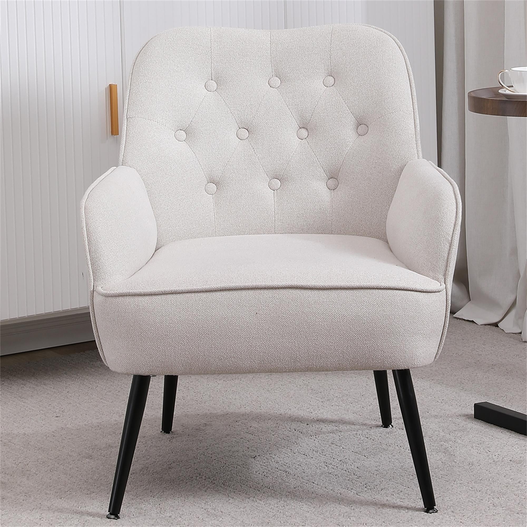 Kadyn 31" Armchair, Single Sofa Chairs for Living Room, Beige Lounge Chair