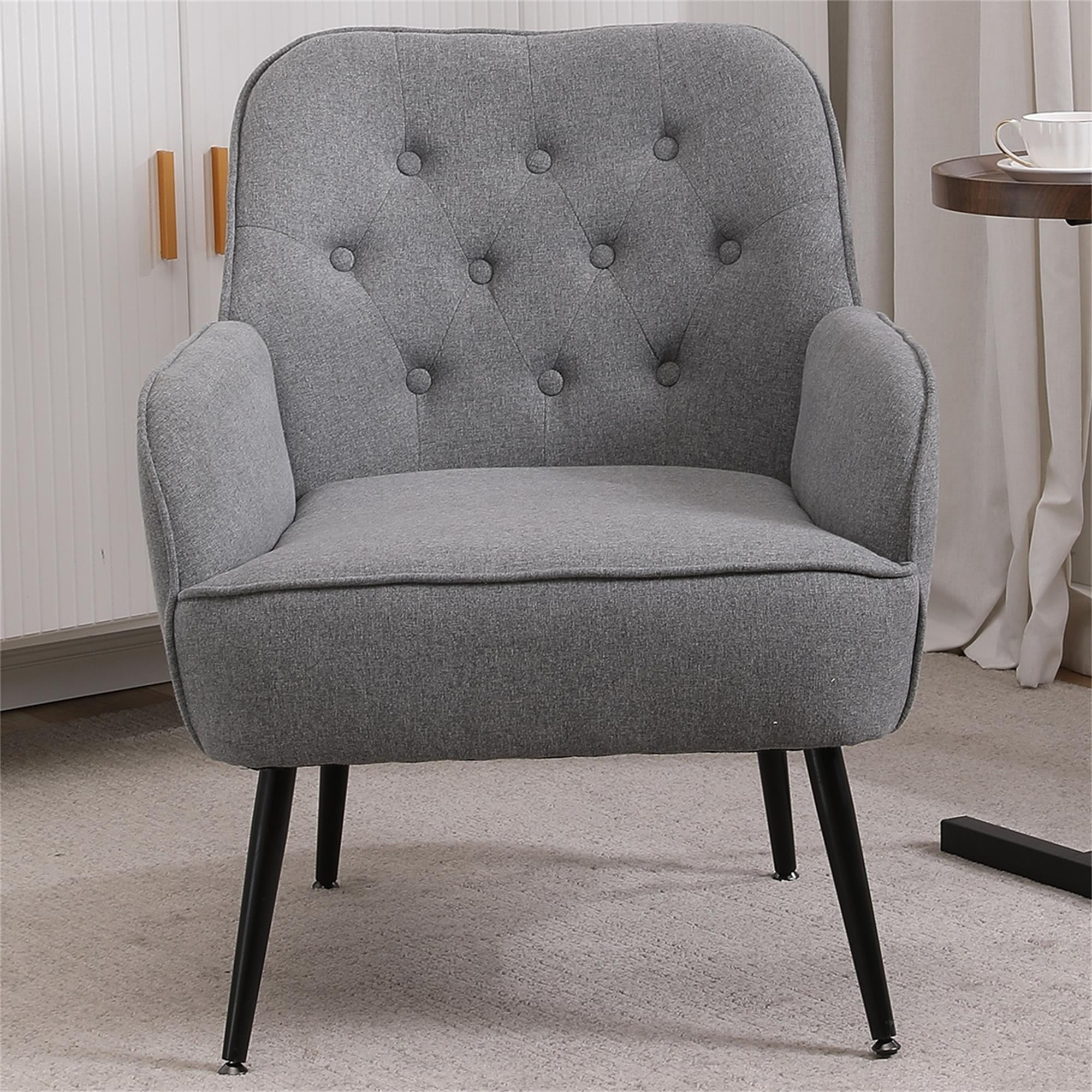 Kadyn 31" Armchair, Single Sofa Chairs for Living Room, Light Gray Lounge Chair