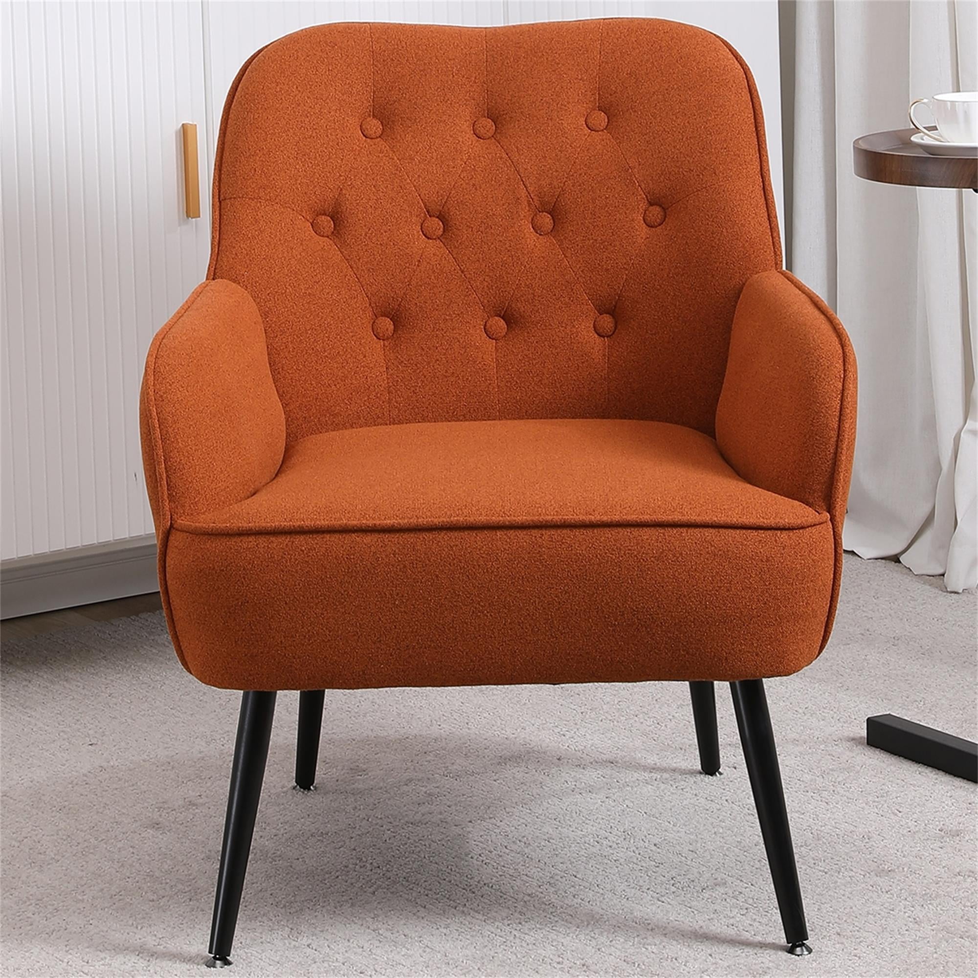 Kadyn 31" Armchair, Single Sofa Chairs for Living Room, Orange Lounge Chair