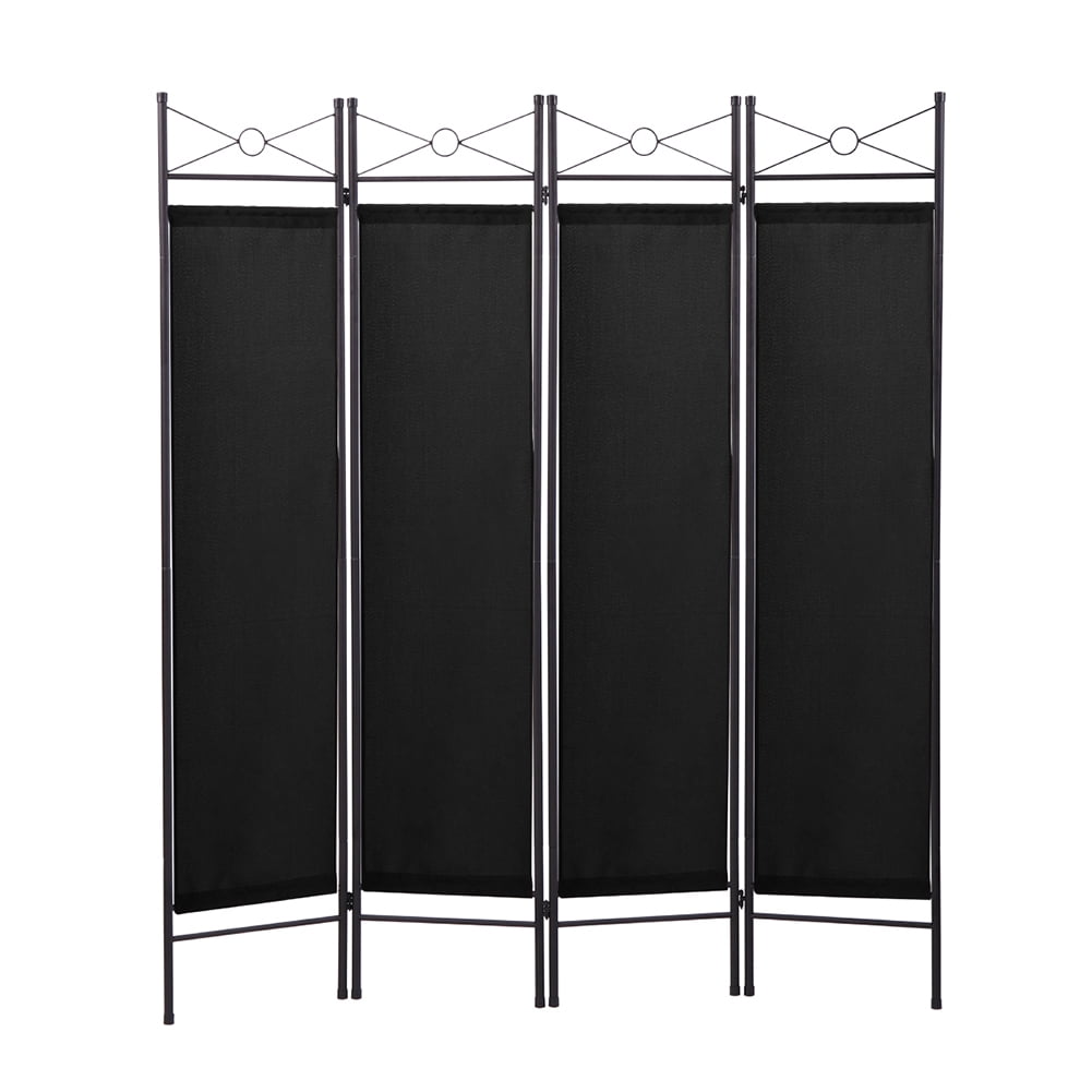 Kadyn 4 Panel Room Privacy Screen Black, Folding Indoor Divider for Home, Office Room Divider for Living Room, Black Kadyn 4 Panel Room Privacy Screen Black, Folding Indoor Divider for Home, Office Room Divider for Living Room, Black