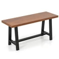 thumbnail image 1 of Kadyn 40 Inch Dining Bench 2 Person Entryway Shoe Bench with Metal Frame-40 inches, 1 of 6
