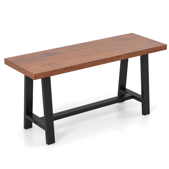 Kadyn 40 Inch Dining Bench 2 Person Entryway Shoe Bench with Metal Frame-40 inches