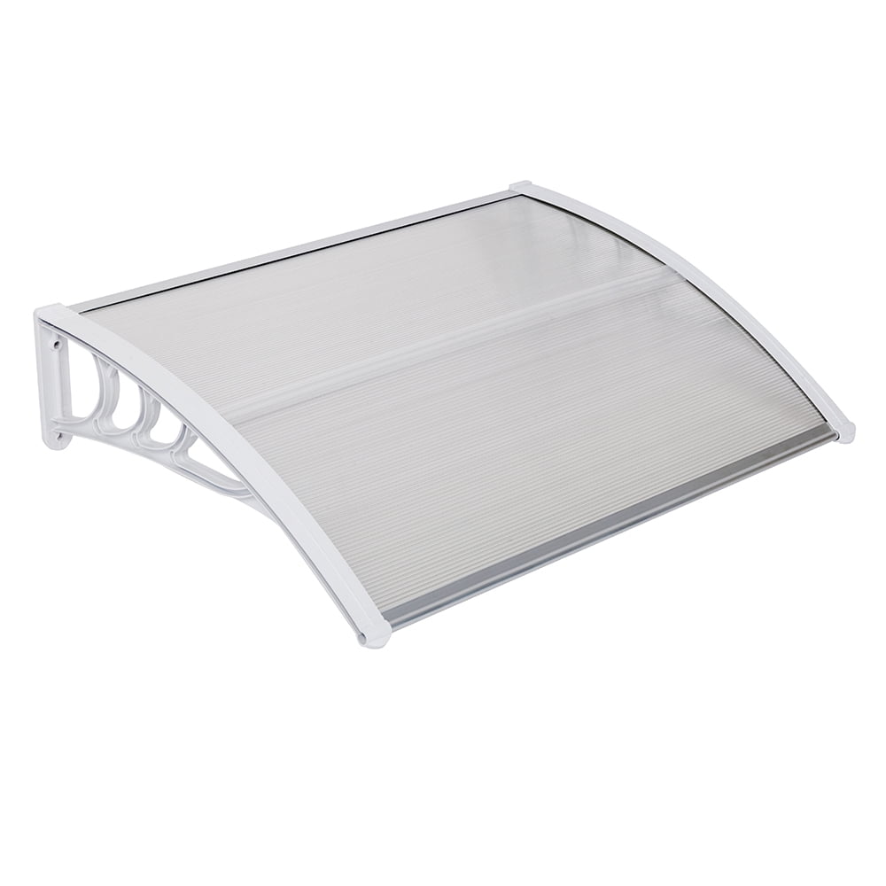 Kadyn 40"x 32" Window Awning, Outdoor Awning for Front Outdoor, UV Protection Hollow Sheet for home windows and doors, White Kadyn 40"x 32" Window Awning, Outdoor Awning for Front Outdoor, UV Protection Hollow Sheet for home windows and doors, White