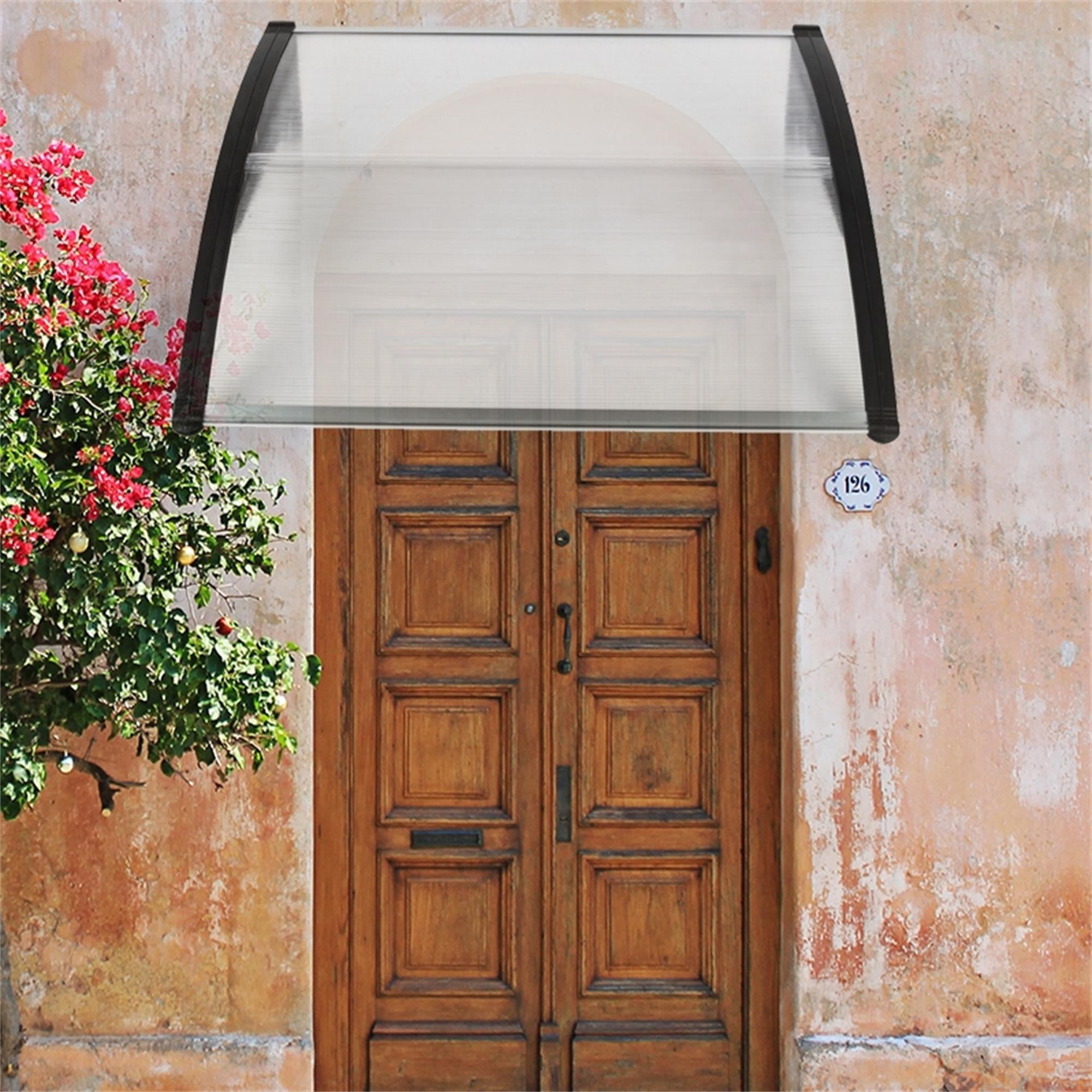 Kadyn 40"x 35" Window Door Awning, Patio Cover Awning for Outdoor, Awning Canopy for Patio, Silver Kadyn 40"x 35" Window Door Awning, Patio Cover Awning for Outdoor, Awning Canopy for Patio, Silver
