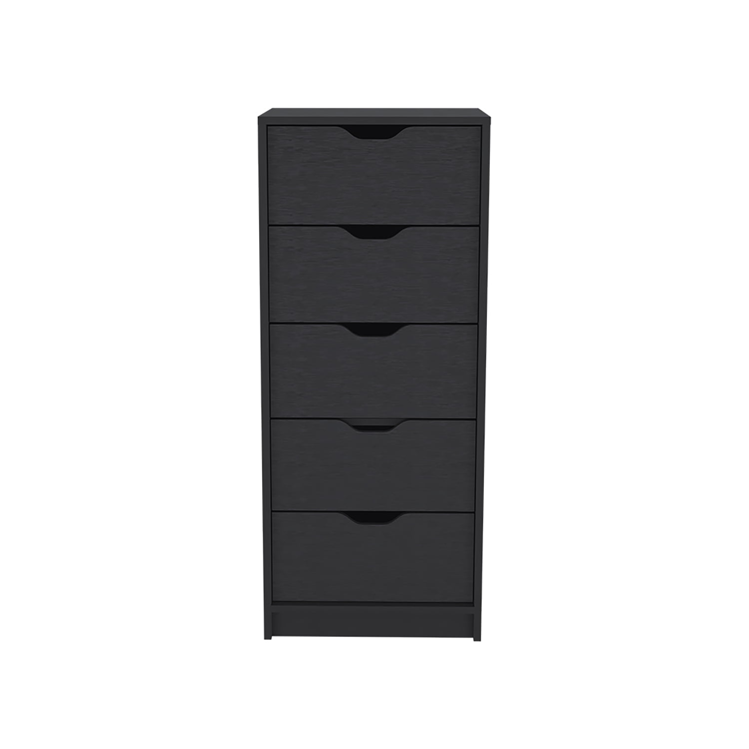 Kadyn 5 Drawers Dresser, Chest of Drawers with Metal Handle, Black Storage Cabinet, Nursery Dresser Kadyn 5 Drawers Dresser, Chest of Drawers with Metal Handle, Black Storage Cabinet, Nursery Dresser
