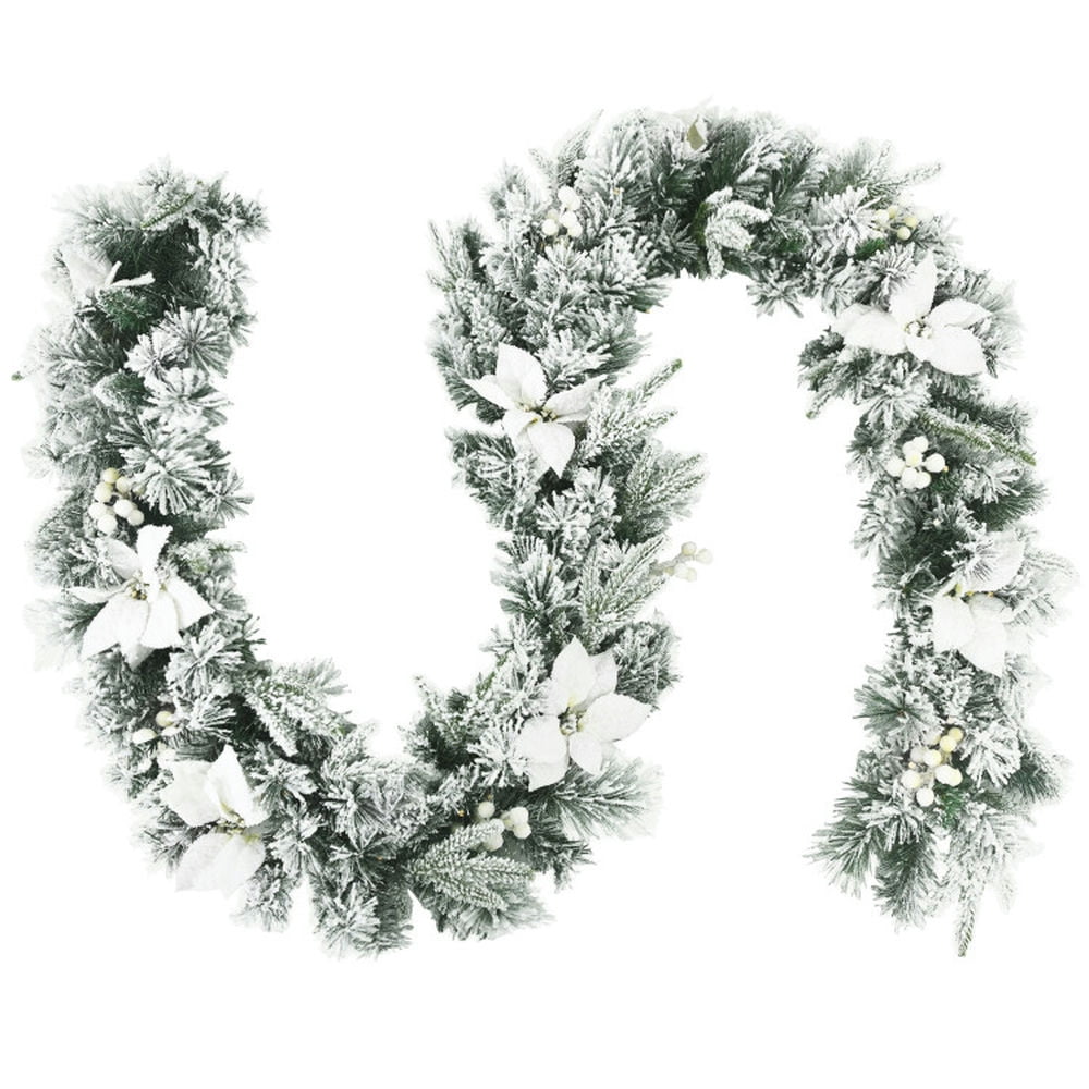 Kadyn 9 Feet Pre-Lit Artificial Christmas Garland with 50 LED Lights Kadyn 9 Feet Pre-Lit Artificial Christmas Garland with 50 LED Lights