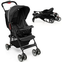 Kadyn Baby Stroller, Infant Carriage Bassinet Stroller,Toddler Travel Stroller for Airplane with Adjustable Backrest and Canopy