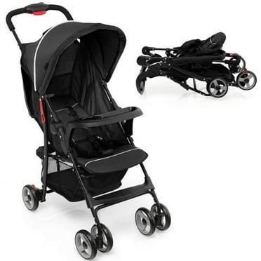 Kadyn Baby Stroller, Infant Carriage Bassinet Stroller,Toddler Travel Stroller for Airplane with Adjustable Backrest and Canopy