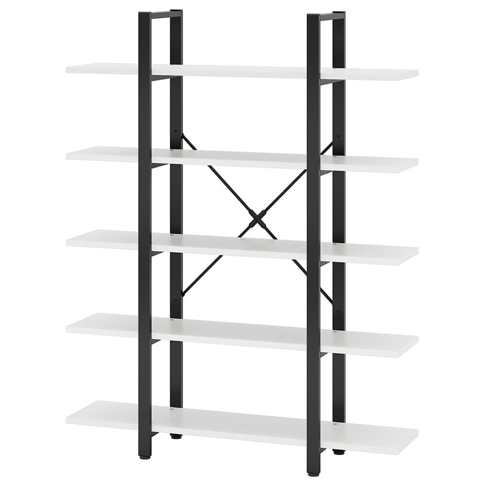 Kadyn Bookshelf Bookcase, Display Rack,5-Tier Bookshelf, Open Etagere ...