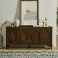 thumbnail image 1 of Kadyn Buffet Cabinet, Sideboard Cabinet,65.2" Mid Century Modern Sideboard Buffet Cabinet with Storage for Living Room/Entryway/Kitchen, Walnut, 1 of 9