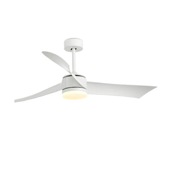 Kadyn Ceiling Fan,Chandelier Fan,52 Inch Reversible Ceiling Fan with Light-White
