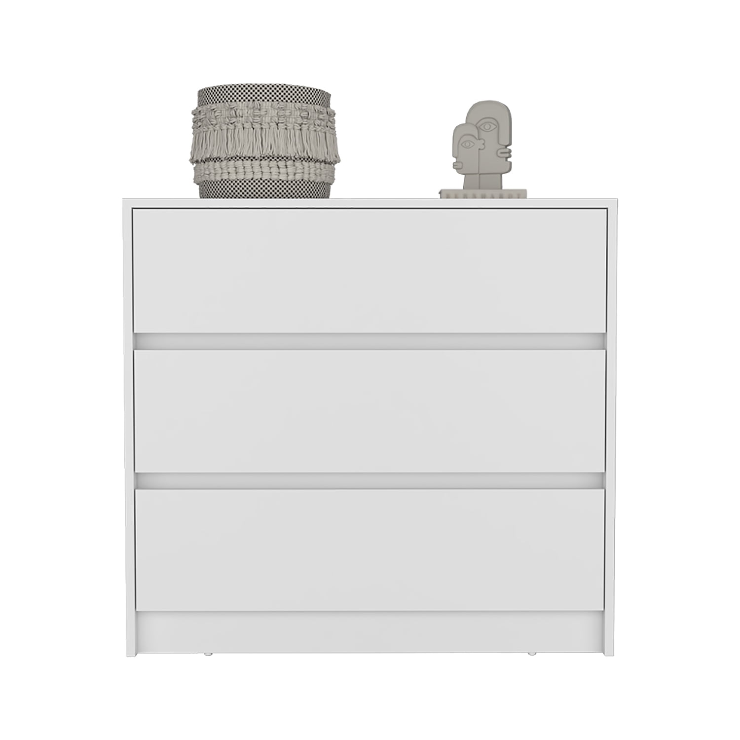 Kadyn Chest of Drawers, Nightstand with Three Drawers, White Storage Cabinet for Living Room Kadyn Chest of Drawers, Nightstand with Three Drawers, White Storage Cabinet for Living Room