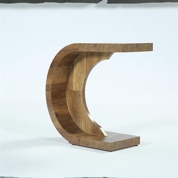 Kadyn Console Desk Table, Console Table, Entryway Table, Side Table, Display Table,43" Console Table, C-Shaped Modern Accent Table Hallway Table