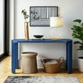 thumbnail image 1 of Kadyn Console Table, Entryway Table, Side Table, Display Table,60" Thick Top Entryway Table with Curved Legs for Sofas, Entryway (Navy Blue), 1 of 8