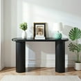 thumbnail image 1 of Kadyn Console Table, Entryway Table, Side Table, Display Table,Wood 56" Console Table, Modern Black Console Table for Living Room, 1 of 12