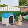 Kadyn Doghouse Puppy Shelter Dog Kennel,28 Inch Raised Plastic Dog