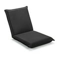 thumbnail image 1 of Kadyn Floor Chair, Legless Tatami Chair, Lounge Chair,Sleeper Bed Couch Recliner,Adjustable 6 Positions Folding Lazy Man Sofa Chair Floor Chair-Black, 1 of 7