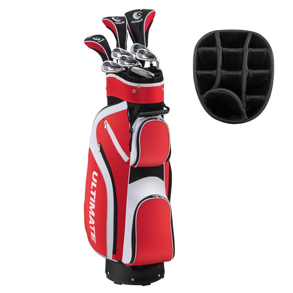 Kadyn Golf Cart Bag Set ,Golf Club Bag Set ,Golf Cart Carry Bag Set,10 Pieces Ladies Complete Golf Club Set with Alloy Driver-Red Kadyn Golf Cart Bag Set ,Golf Club Bag Set ,Golf Cart Carry Bag Set,10 Pieces Ladies Complete Golf Club Set with Alloy Driver-Red