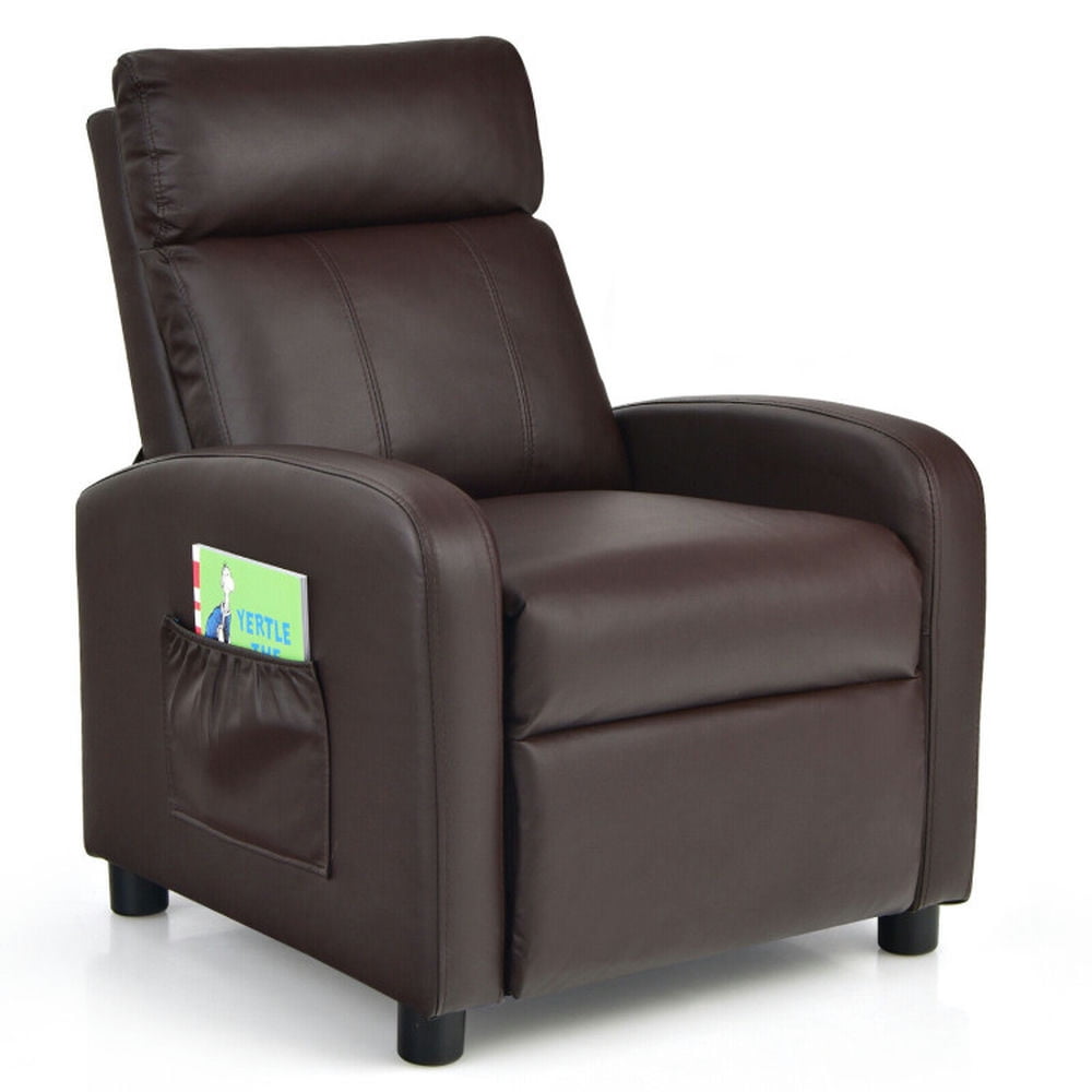 Kadyn Kids Recliner Chair, Kids Relax Chair,Lazy Boy Chair,Ergonomic PU Leather Kids Recliner Lounge Sofa for 3-12 Age Group-Brown Kadyn Kids Recliner Chair, Kids Relax Chair,Lazy Boy Chair,Ergonomic PU Leather Kids Recliner Lounge Sofa for 3-12 Age Group-Brown