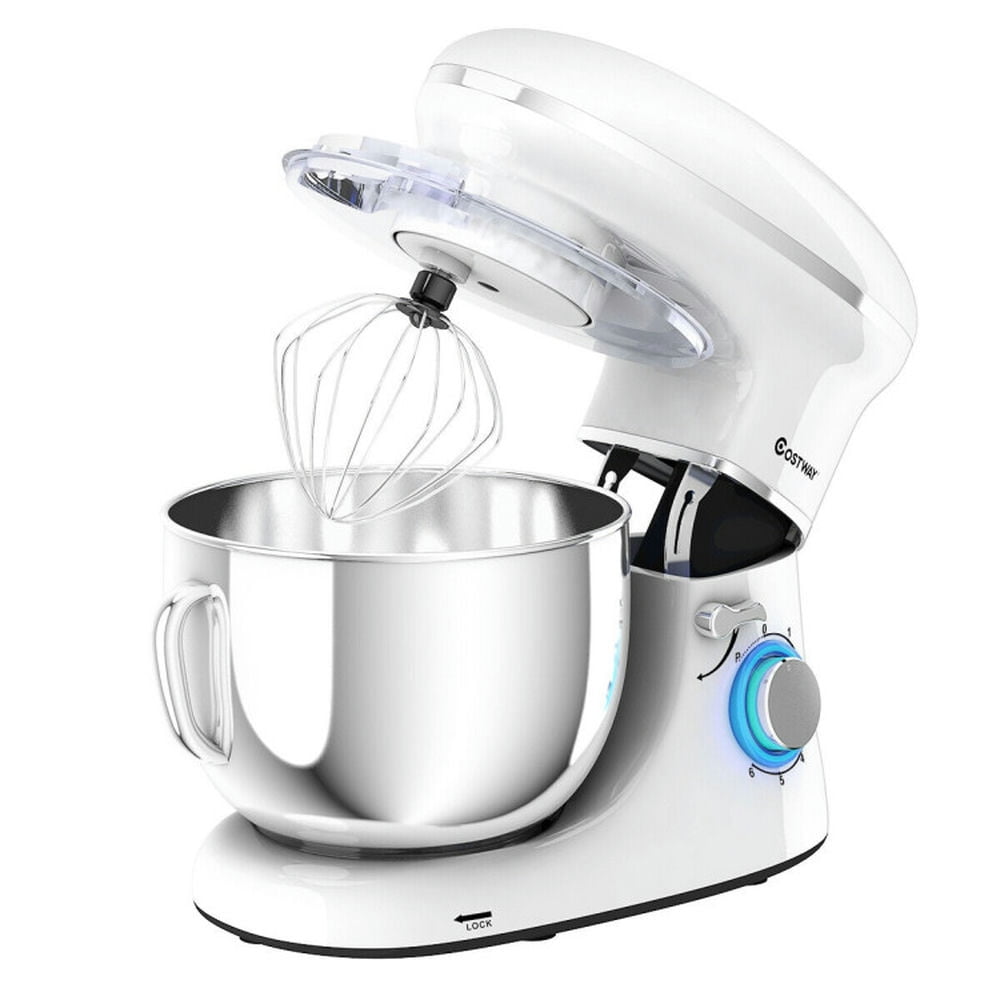 Kadyn Kitchen Food Mixer,Food Blender, 6.3 Quart Tilt-Head Food Stand Mixer 6 Speed 660W-White Kadyn Kitchen Food Mixer,Food Blender, 6.3 Quart Tilt-Head Food Stand Mixer 6 Speed 660W-White