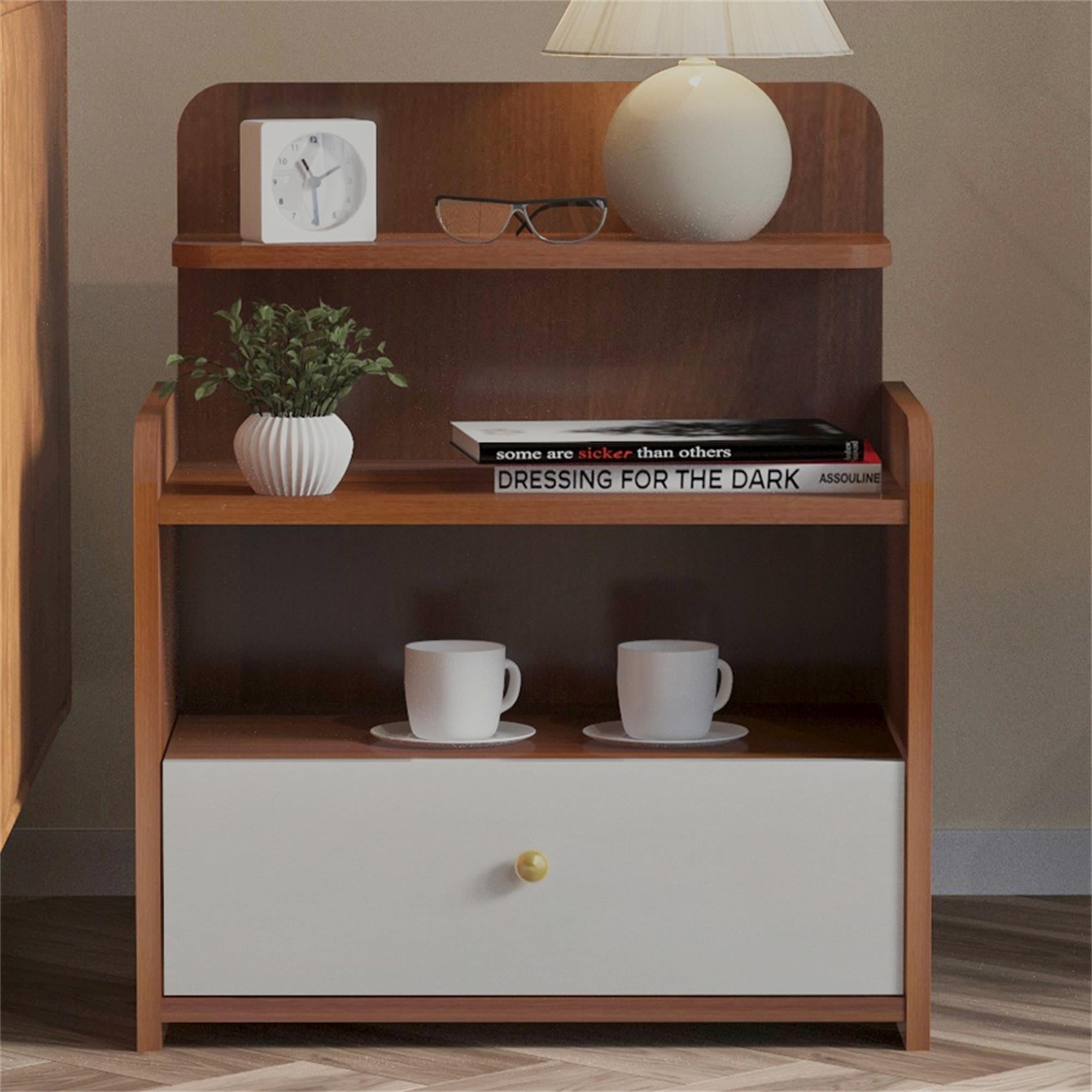 Kadyn Modern 24" Nightstand, Nightstand Side Table with Drawer, Night Table for Bedroom,Brown