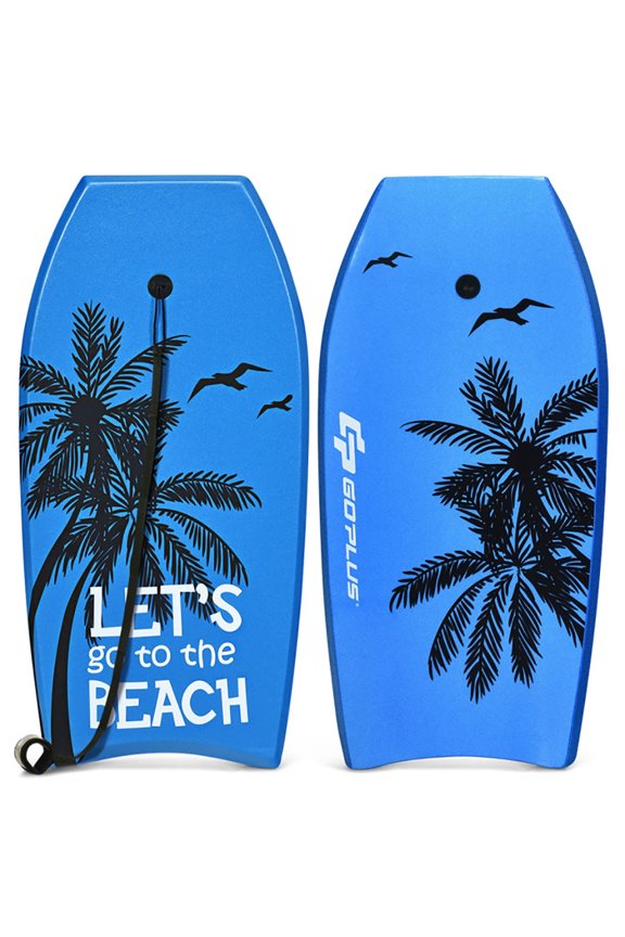 Surfboard Surfing Surf Beach Board, Great Beginner Paddle Board,Super Lightweight Bodyboard Surfing with Leash EPS Core Boarding-M